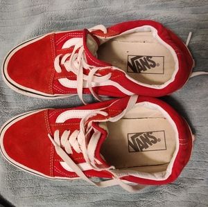 Vans red Men's 6 / Women's 7.5